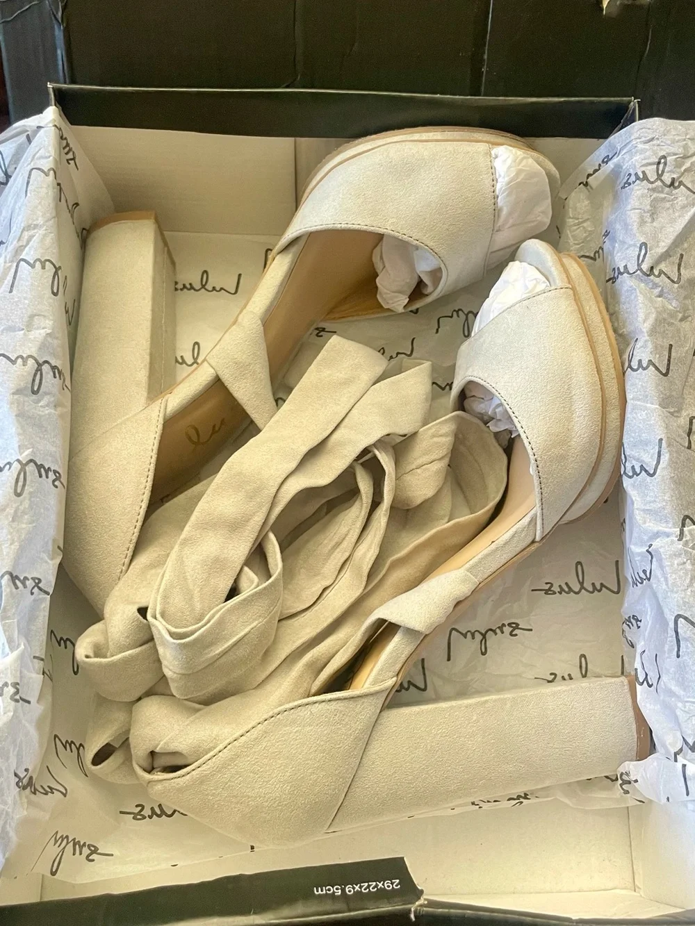 Lulus Dorian Grey Suede Lace-Up Platform Heels